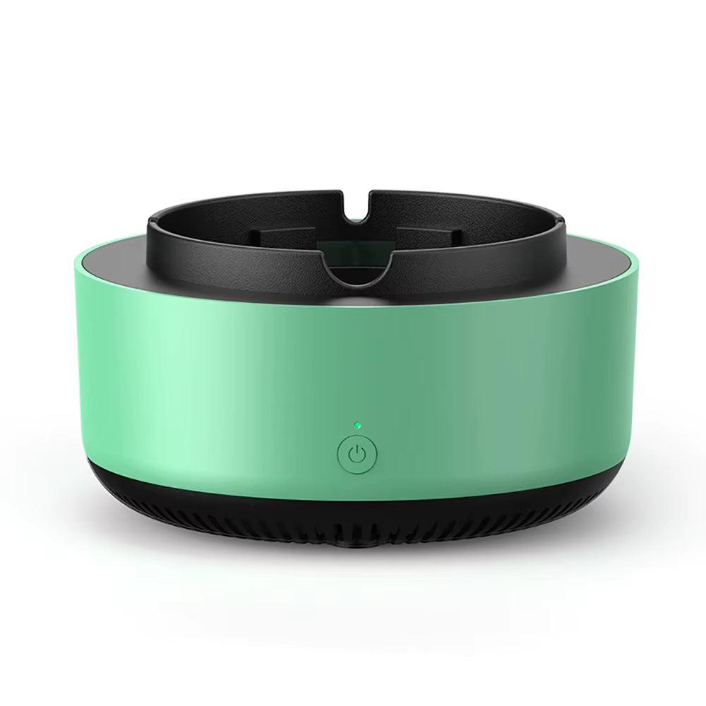 Electronic Smokeless Ashtray Air Purification Anion 360 Degree Surroundautomatic Smoke Removal Smokeless Aromathera Desk Ornamen