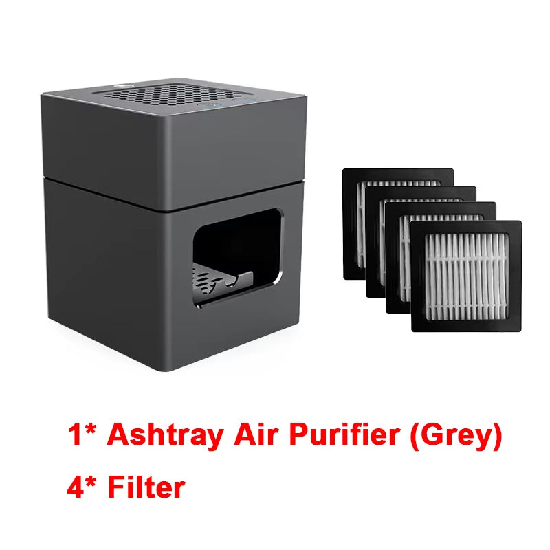 AP078 Ashtray Air Purifier Rechargeable anti Second-Hand Smoke Desktop Ashtray Remove Odor Home Air Purifiers