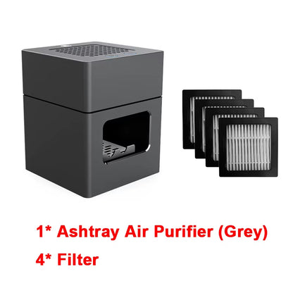 AP078 Ashtray Air Purifier Rechargeable anti Second-Hand Smoke Desktop Ashtray Remove Odor Home Air Purifiers