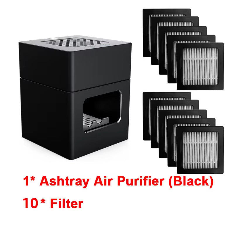 AP078 Ashtray Air Purifier Rechargeable anti Second-Hand Smoke Desktop Ashtray Remove Odor Home Air Purifiers