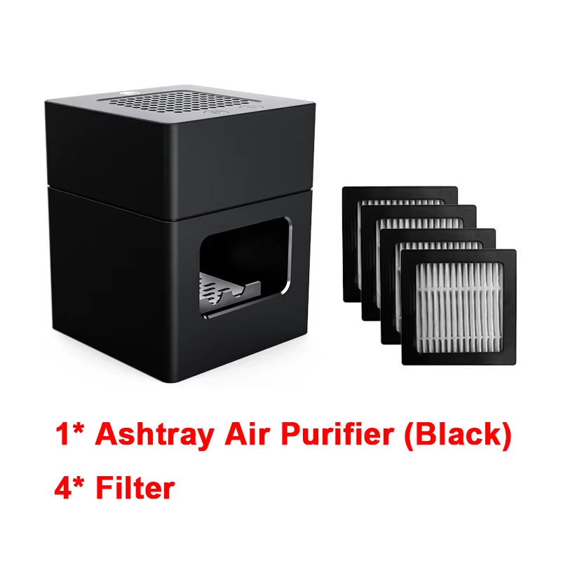 AP078 Ashtray Air Purifier Rechargeable anti Second-Hand Smoke Desktop Ashtray Remove Odor Home Air Purifiers