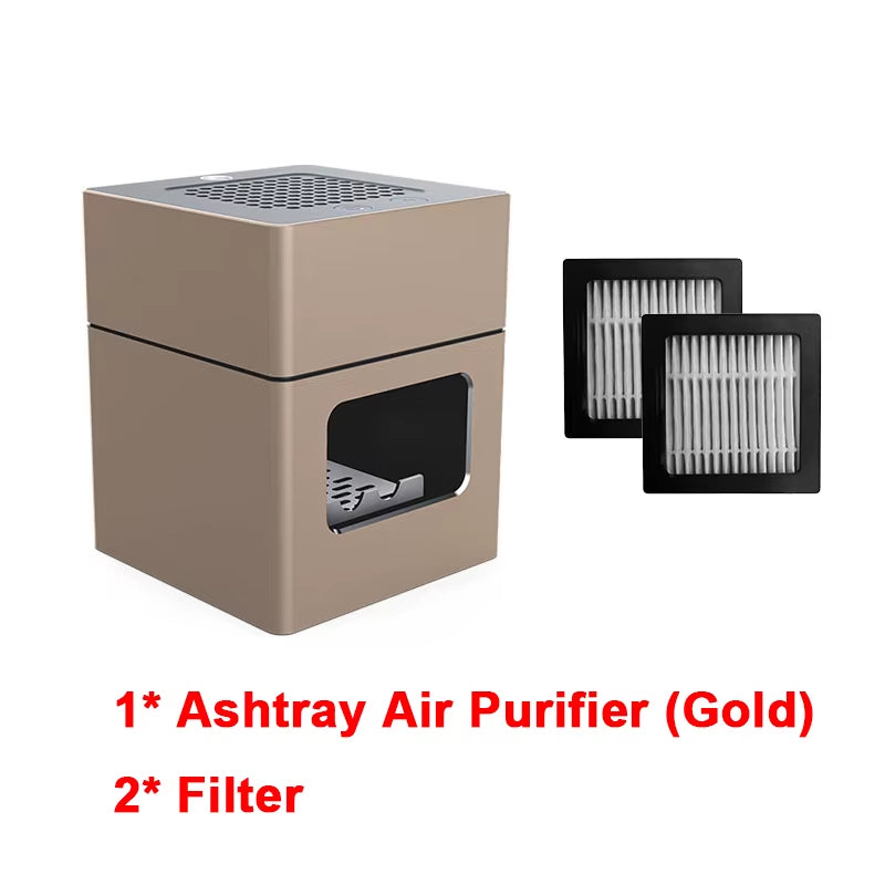 AP078 Ashtray Air Purifier Rechargeable anti Second-Hand Smoke Desktop Ashtray Remove Odor Home Air Purifiers