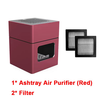 AP078 Ashtray Air Purifier Rechargeable anti Second-Hand Smoke Desktop Ashtray Remove Odor Home Air Purifiers
