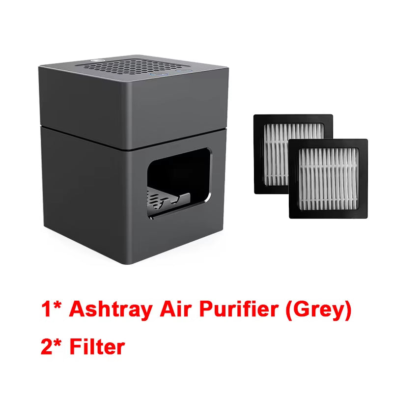 AP078 Ashtray Air Purifier Rechargeable anti Second-Hand Smoke Desktop Ashtray Remove Odor Home Air Purifiers