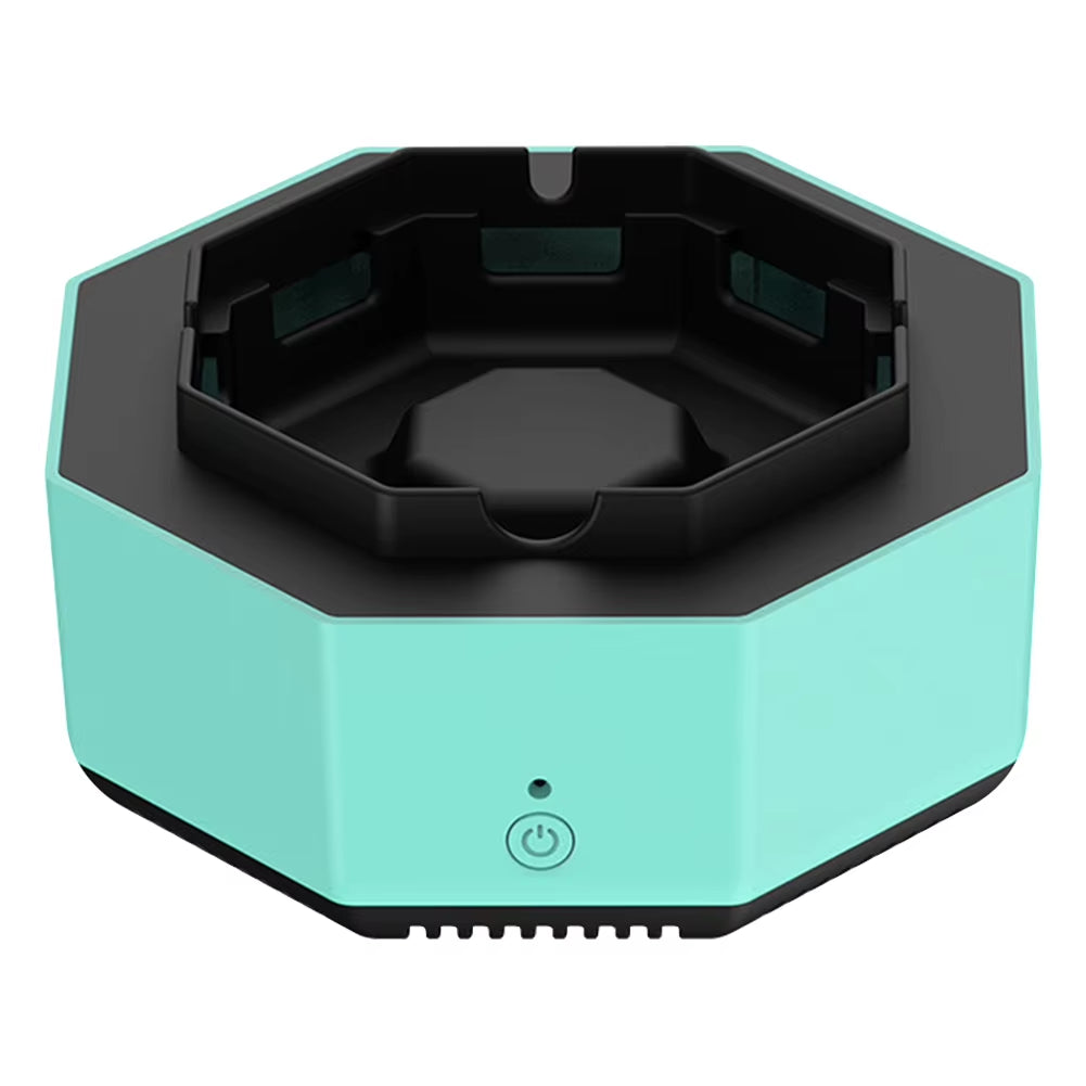 Ashtray Air Purifier Rechargeable Smart Negative Purification Ashtray Multipurpose Removable Gifts for Dad Boyfriends Relatives