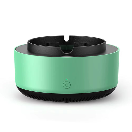 Electronic Smokeless Ashtray Air Purification Anion 360 Degree Surroundautomatic Smoke Removal Smokeless Aromathera Desk Ornamen