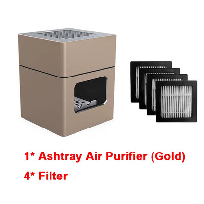 AP078 Ashtray Air Purifier Rechargeable anti Second-Hand Smoke Desktop Ashtray Remove Odor Home Air Purifiers