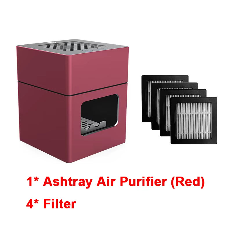 AP078 Ashtray Air Purifier Rechargeable anti Second-Hand Smoke Desktop Ashtray Remove Odor Home Air Purifiers
