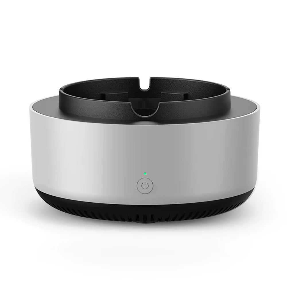 Electronic Smokeless Ashtray Air Purification Anion 360 Degree Surroundautomatic Smoke Removal Smokeless Aromathera Desk Ornamen