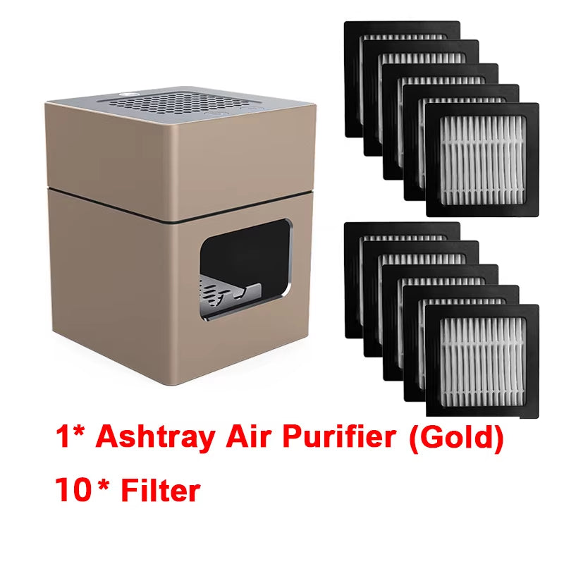 AP078 Ashtray Air Purifier Rechargeable anti Second-Hand Smoke Desktop Ashtray Remove Odor Home Air Purifiers